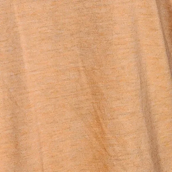 Avia Neon Peach and Bright Pink Hems Short Sleeved Poly Rayon Workout Tee Sz XL - Picture 4 of 16